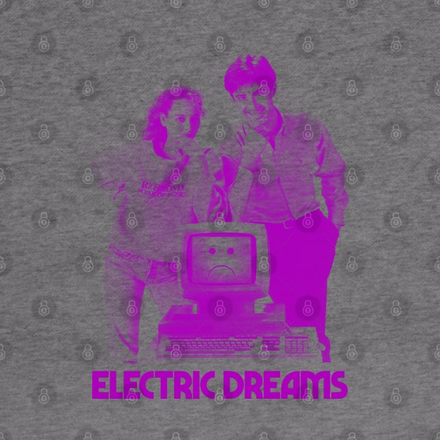 Electric Dreams Vintage Movie Tribute Design by DankFutura